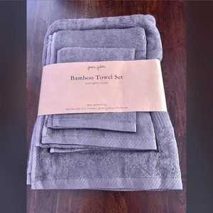 Pure Fibre 100% Bamboo Viscose Towel Set (bath, hand, and Face).